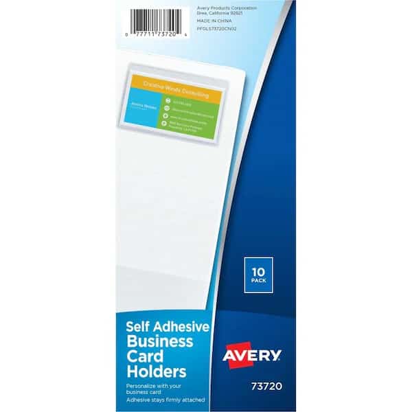 Holder, Label, F/BusinessCard, PK10
