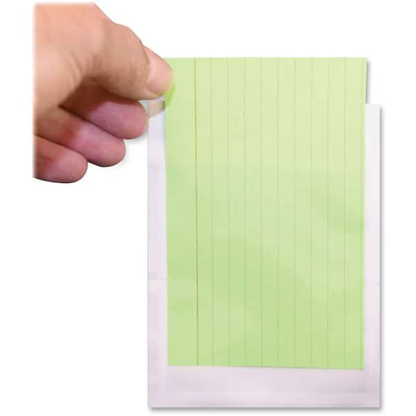Clear View Self-Adhesive Library Pocket, 3.5 x 5, PK75