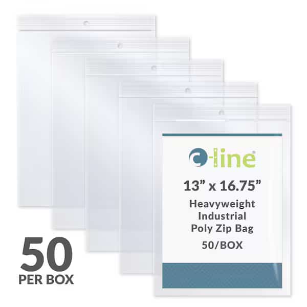Poly Zip Bag 16-3/4" x 13", PK50
