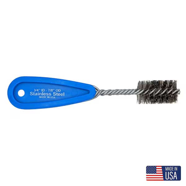 Stainless Steel Premium plumbing copper fitting brush, Plastic