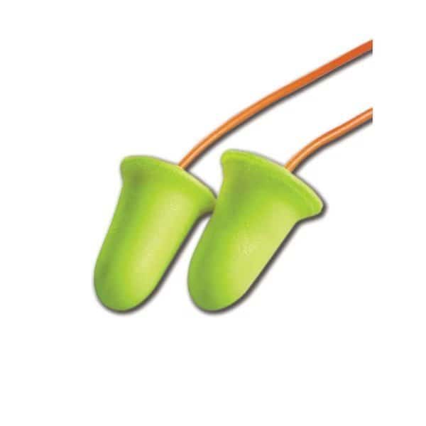 3M 312-1260 E-A-R E-A-Rsoft Fx Corded Disposable Earplugs, 200 Pairs,