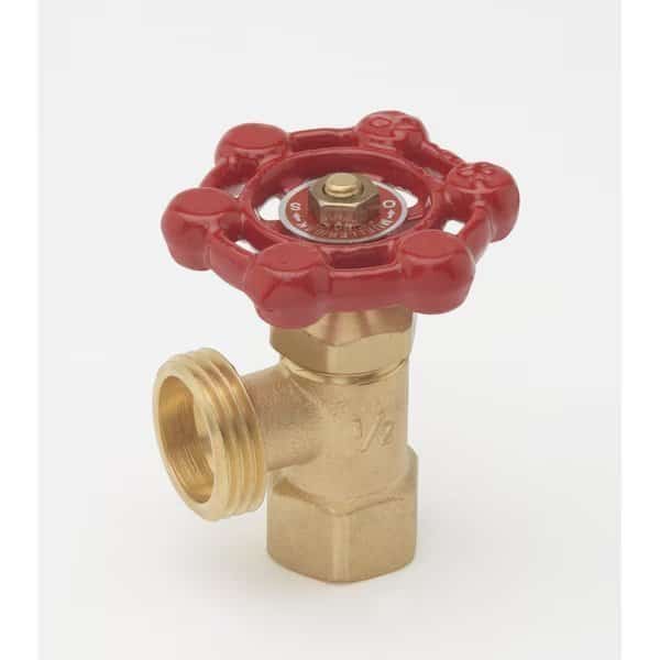 Valve Boiler Drain, Fip, 1/2" PK12