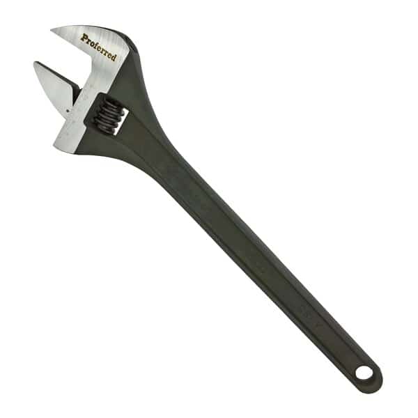 18" Standard Adjustable Wrench, Phosphate Finish