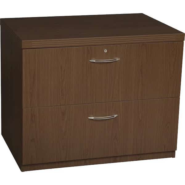 36" W Freestanding Lateral File, Mocha, Letter/Legal