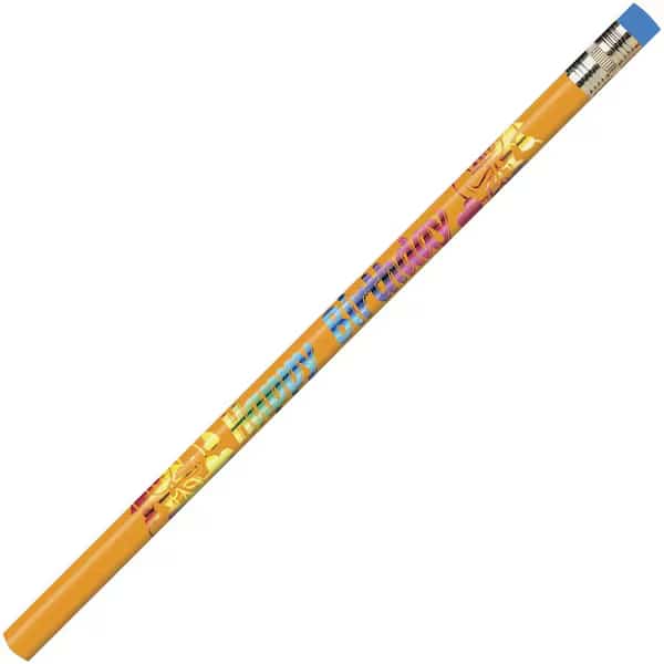 Happy Birthday Pencils, 12 Per Pack, PK12