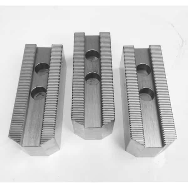 Taiki 12" 1.5mm X 60 Degree 21mm 3 Piece Steel Soft Jaw Set