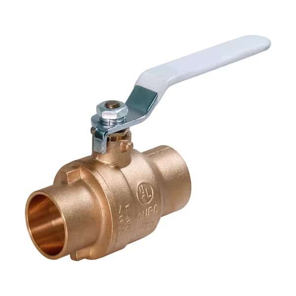 SWT Full Port Ball Valve, Brass 4"