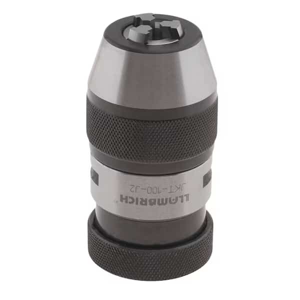 Keyless High Torque Drill Chuck 0.394" Cap., 2JT Mount Size, Steel