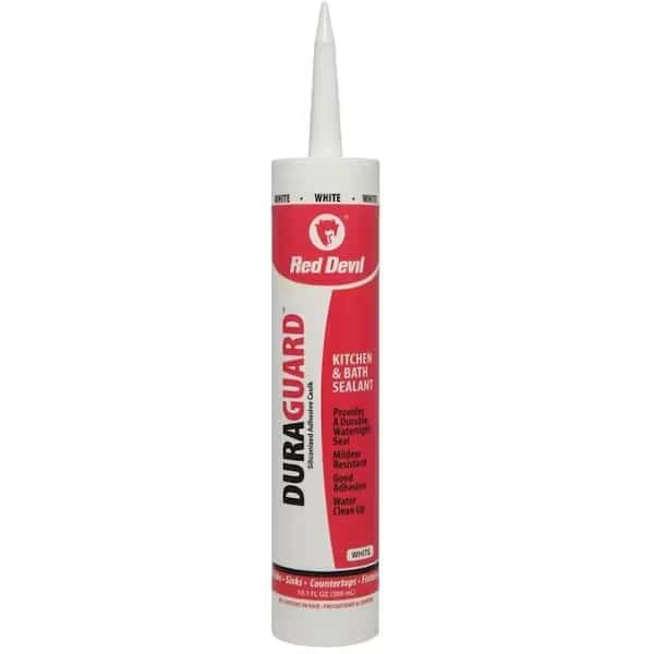 DuraGuard 0 Acrylic Caulk, White, 20 to 180 deg F, 101 oz Cartridge