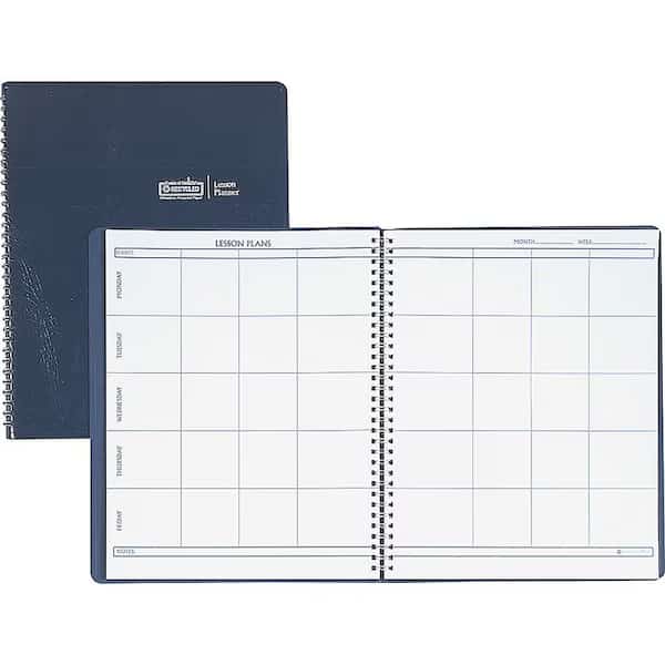 Lesson Planner Book, 41 Weeks, Blue, PK2