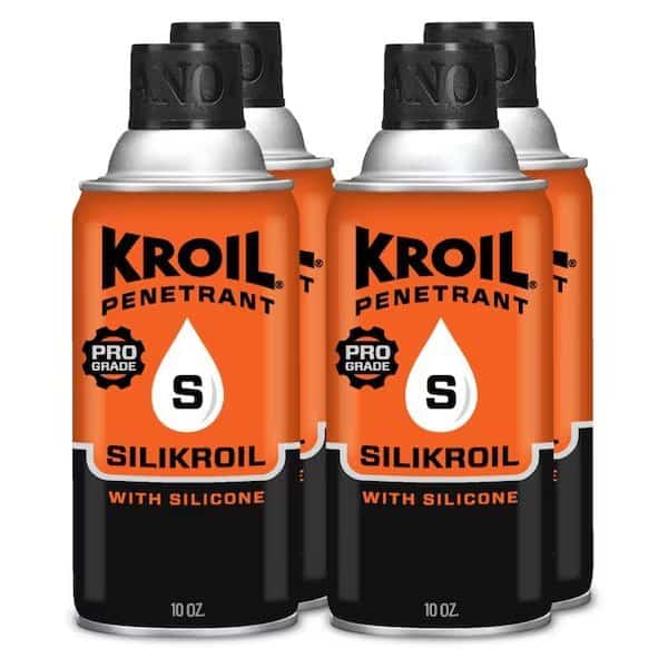10 Oz. Penetrant with Silicone Aerosol (aka SiliKroil), Multipurpose, Rust Loosening, 4PK