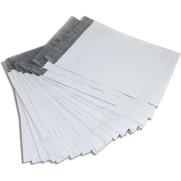 Opaque White Poly Mailer Bag, 2.2, PK500, Material: PE