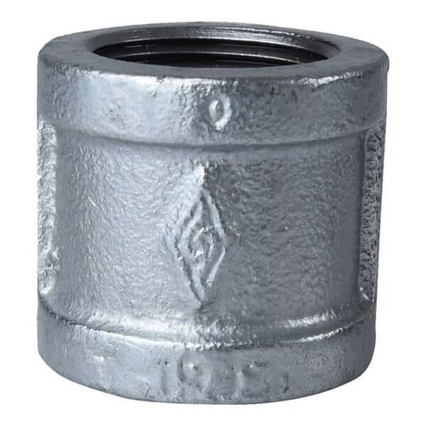 Exclusively Orgill Pipe Coupling, 1 in, Threaded, Malleable Steel, SCH 40 Schedule, 300 psi Pressure