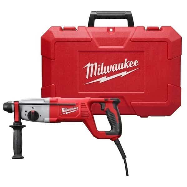 Milwaukee 5262-21 Rotary Hammer Kit, 120 V, 1 in Chuck, SDS-Plus Chuck, Black/Gray/Red