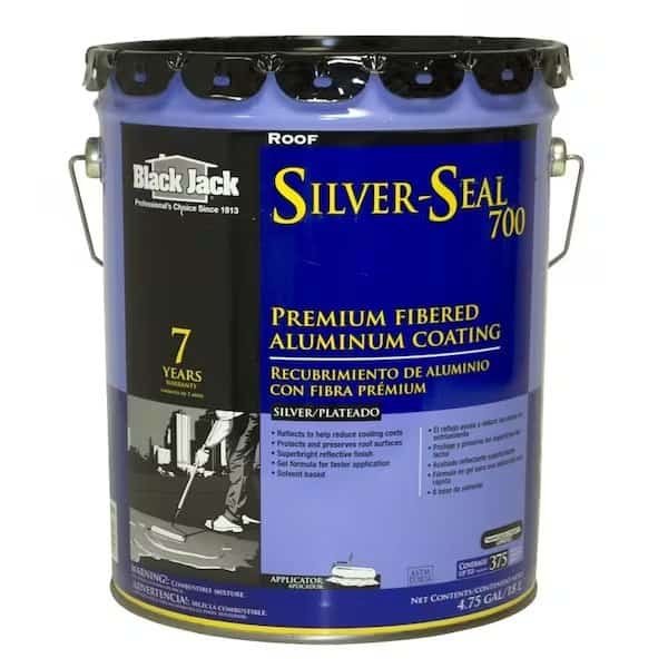 Gardner 6225-GA Aluminum Roof Coating, Silver, 5 gal Pail