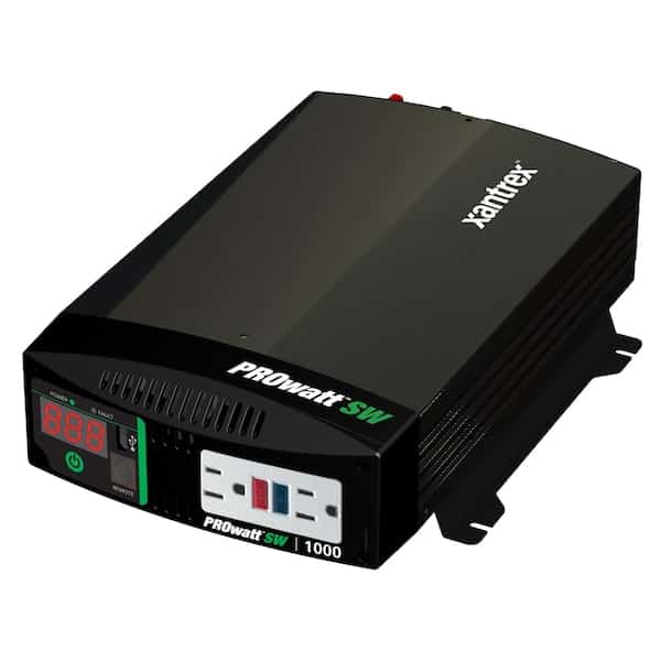 Inverts 12 Volt DC To 120 Volt AC, 1800 Watts Output/ 3000 Watts Surge, 90 Percent Efficiency