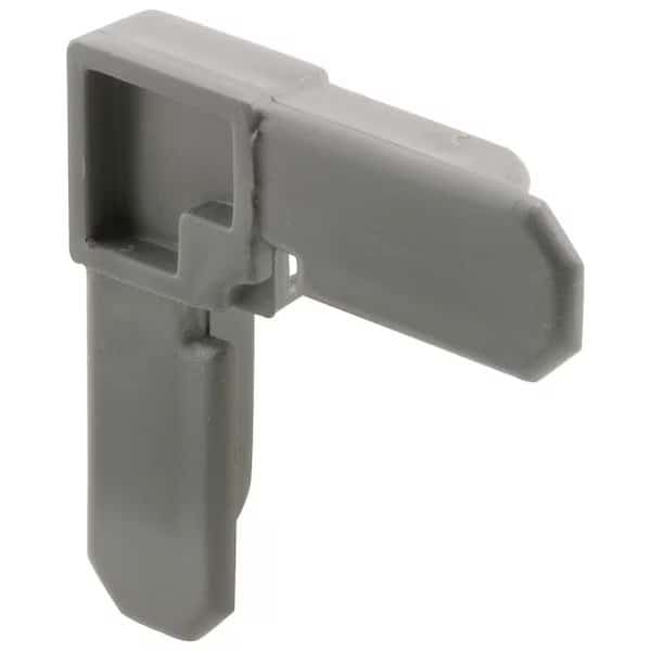 Square Cut Screen Frame Corner, Plastic, Gray, For SquareCut Ends of 516 Aluminum Screen Frame