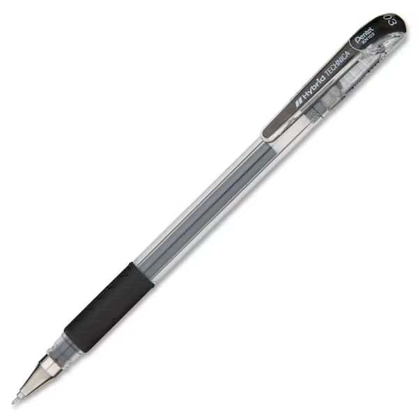 Pentel Of America Arts Hybrid Technica Gel Pen .3mm Black