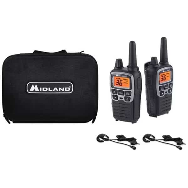 Portable Two Way Radio, 1.5W, 38 mi.