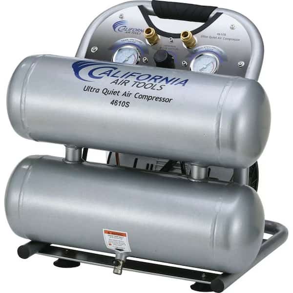 Ultra Quiet Oil-Free Air Compressor 4.6 gal 1-HP Only 60dB