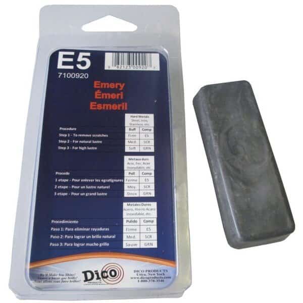 Buffing Compound, 12 in Thick, Emery Cloth, Black