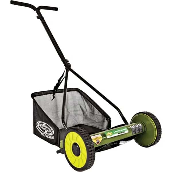 Manual Mower,w/Grass Catcher,16", Mfr#: MJ500M, SUN JOE