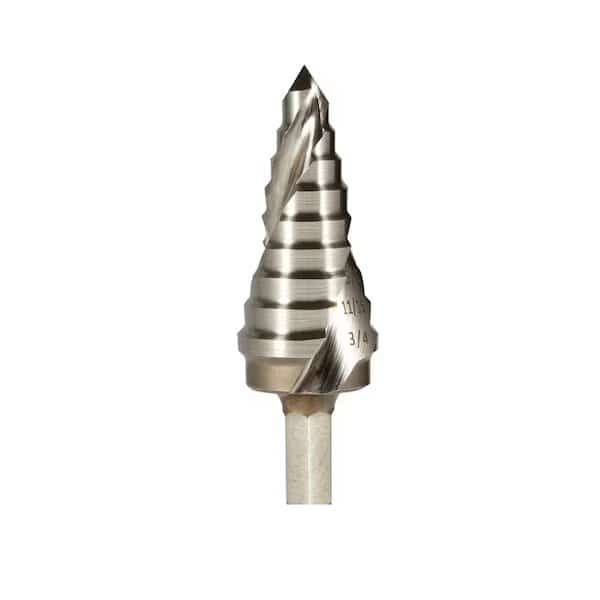 3/16in TO 7/8in  Multicut Impact Shank Step Drill