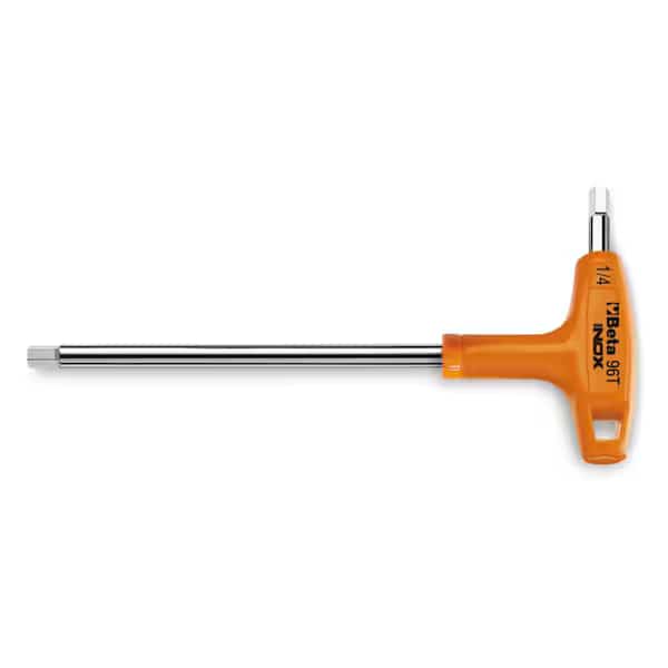 SAE T-Handle Hex Key, 5/32 in Tip Size, 5 1/2 in Long, 2 1/2 in Short