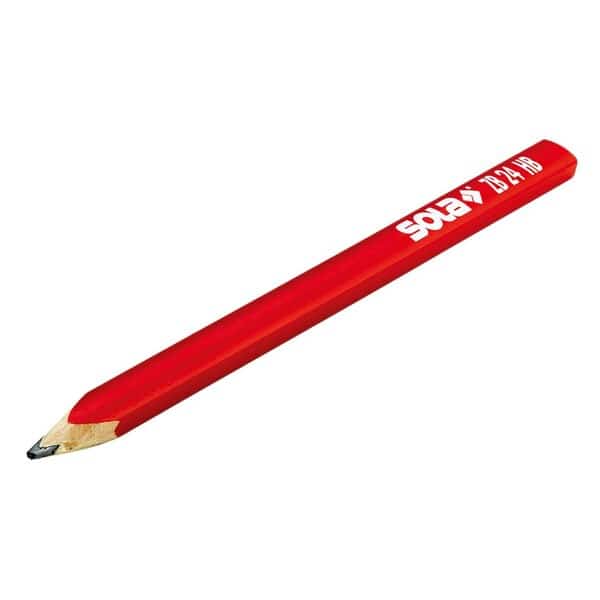 Carpenters Pencil, 9-7/16 x 1/2 In, PK6
