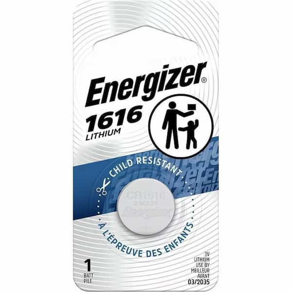 Energizer 1616 Lithium Coin Battery, 1 Pack - 3V DC