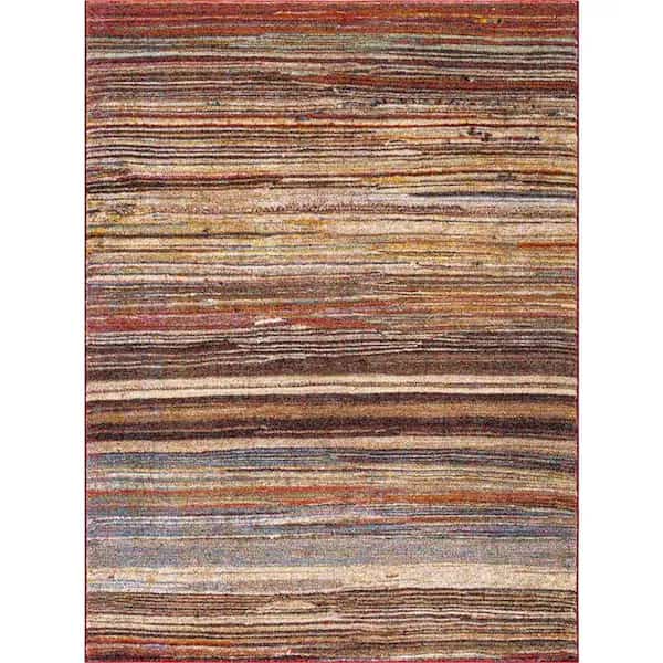 7 ft. 10 in. x 10 ft. 6 in. Diamond Solstice Multi Color