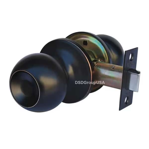 Chronos Passage Door Lever Lock Set Knob Handle Set, Oil Rubbed Bronze