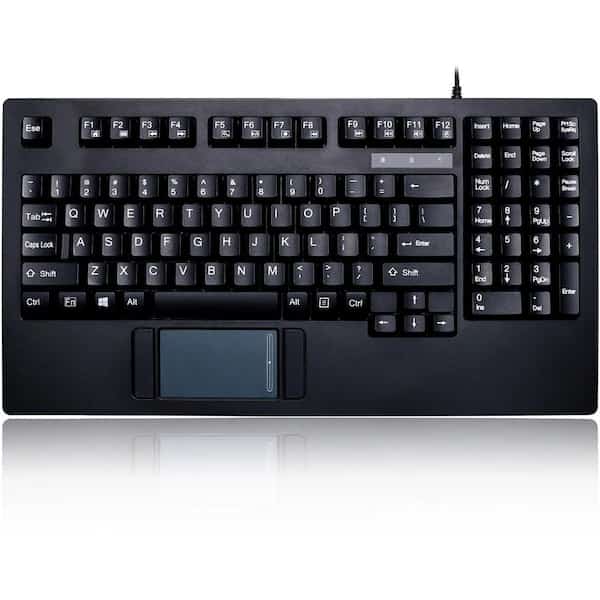 Adesso Easytouch Usb Compact Keyboard w/ Glide Point Touchpad, Fits