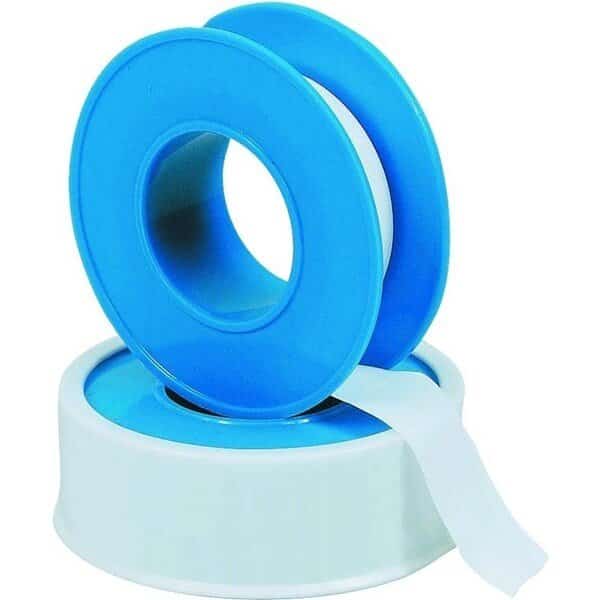 Thread Seal Tape, 100 in L, 12 in W, PTFE, BlueWhite