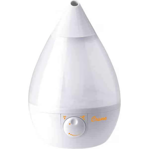 Drop Ultrasonic Cool Mist Humidifier, 1 Gallon, White