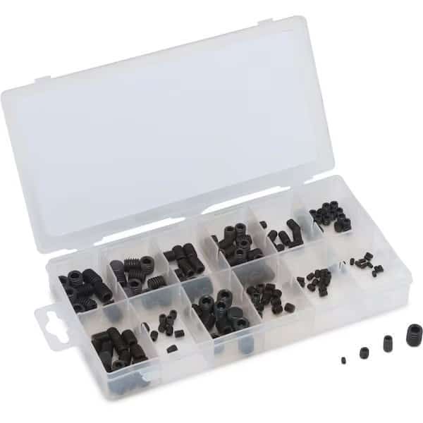 Metric Socket Head Set Screw Assortment, 160 Piece