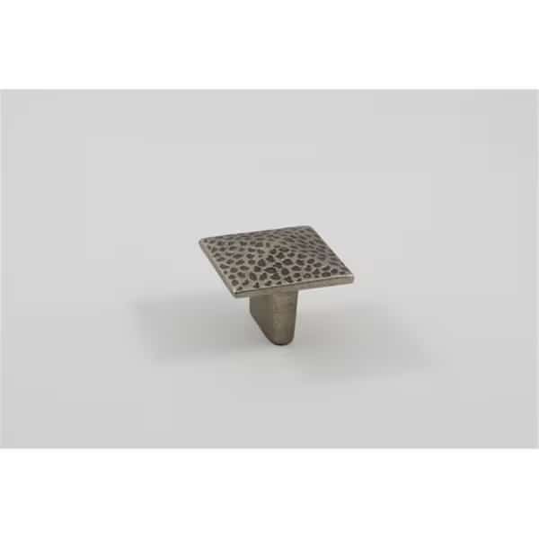 Square Cabinet Knob- Aged Pewter