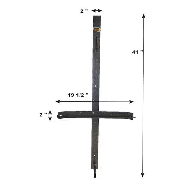 Bolt-On Mount To Closed Trailer, Holds 1 Backpack Blower, Black/ Gray, Steel