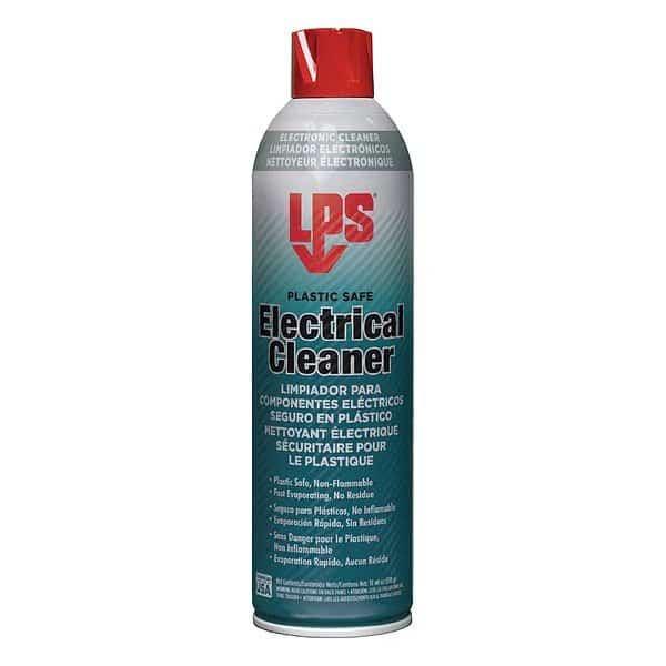 Plastic Safe Contact Cleaner, Aerosol Spray Can, 18 oz, Liquid