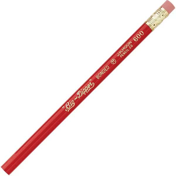 Big-Dipper Pencils, With Eraser, 12 Per Pack, PK3