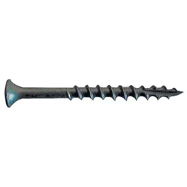 Deck Screw, #9 x Steel, Flat Head, Torx Drive