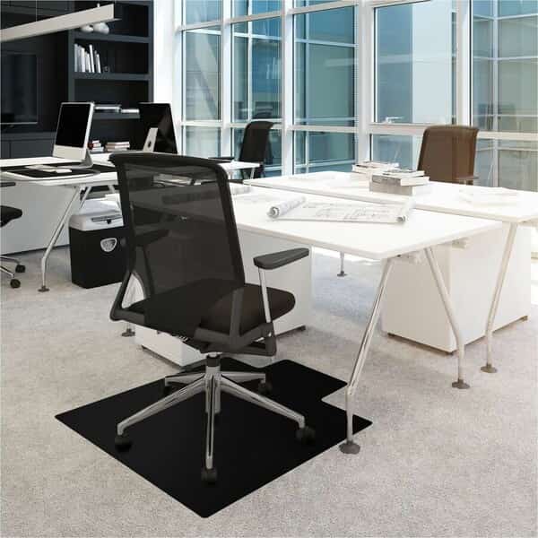 Chair Mat for Low Pile Carpet, Rectangula, CLEARTEX, Mfr# FC113648LLBV
