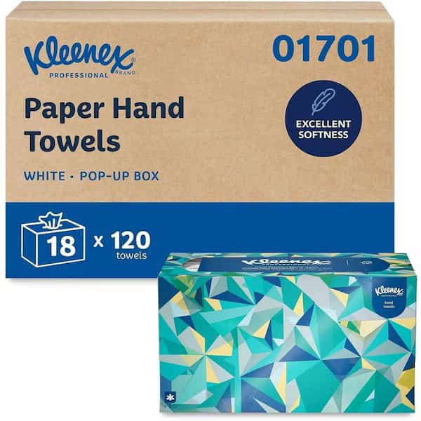 ToWhtl,Hand,Boxed,PK18, Mfr#: 01701CT, KLEENEX