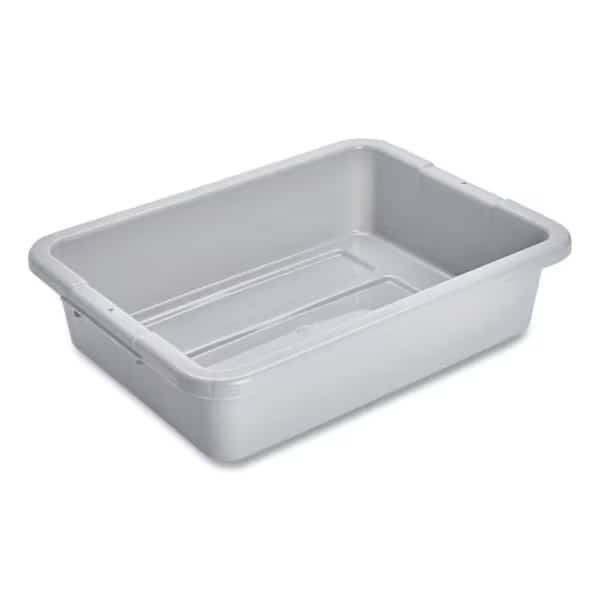 Bus/Utility Tote, 20 x 15 x 5, Gray