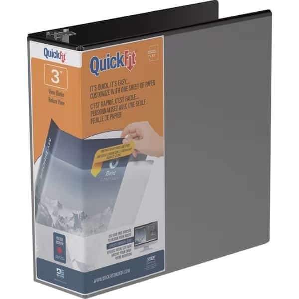 BINDER, 3in, BLK