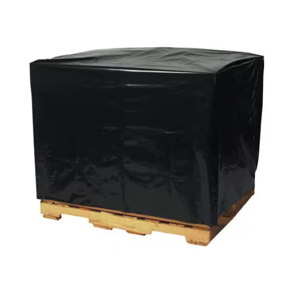 Black Pallet Cover, 54" W, 96" L, 50 PK