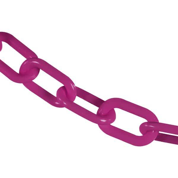 Heavy Duty,Magenta Plastic Chain 2"x300, Mfr#: 51018-300, MR. CHAIN