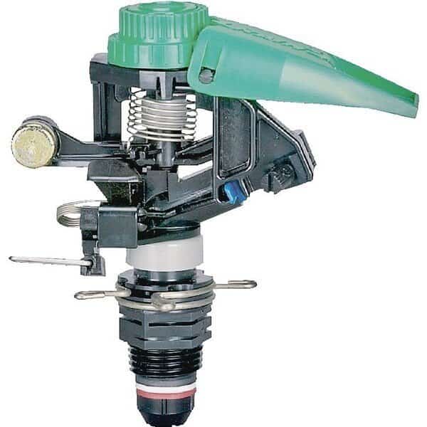 Impact Sprinkler, 12 in Connection, FullPartCircle, Bayonet Nozzle, PolymerStainless Steel