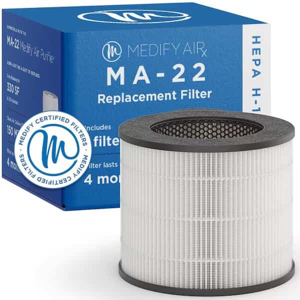 MA22 Replacement Filter 1Pack True HEPA 999 Particle Removal