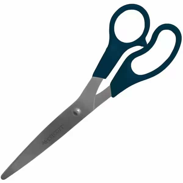Westcott All Purpose Value Scissors, Black, 8"